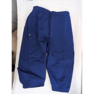 Sunbuster Ski Pants Women's Size 32 Waist Large Cropped USA Blue Snow Vintage